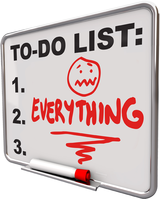 To Do List Cutout - Too Busy (672x672), Png Download