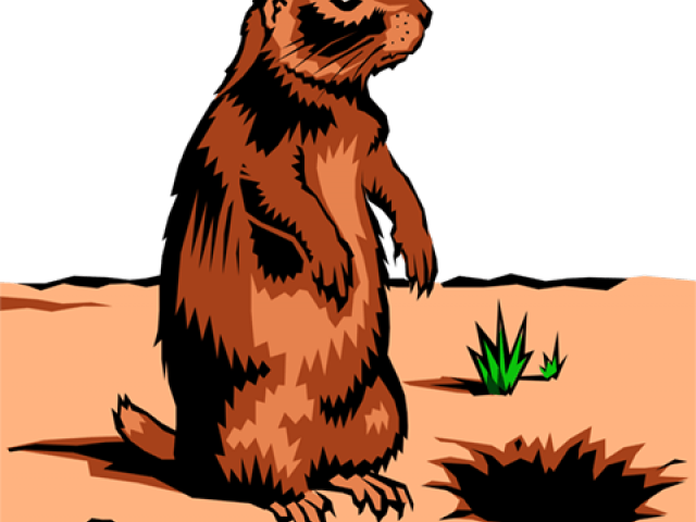Ground Clipart Gopher Hole (640x480), Png Download
