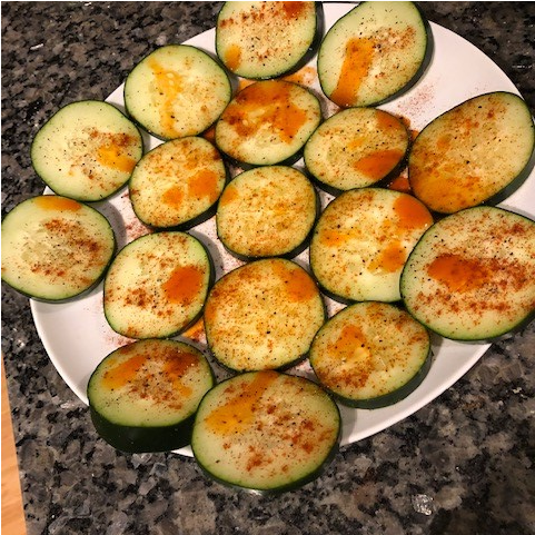 Cucumberslices - Eggplant (640x480), Png Download