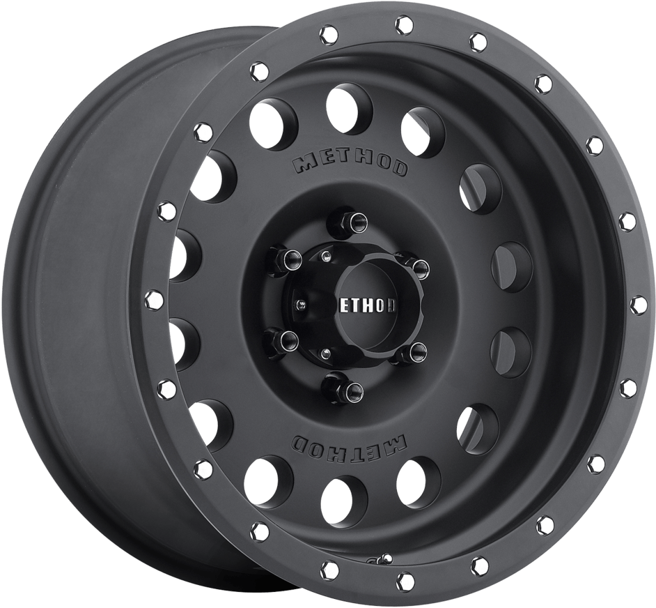 Method Wheels Hole - Matte Black Jeep Jk Wheels (1000x1000), Png Download