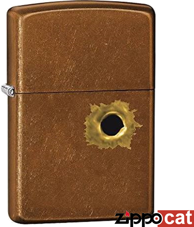 Zippo Bullet Hole (938x938), Png Download