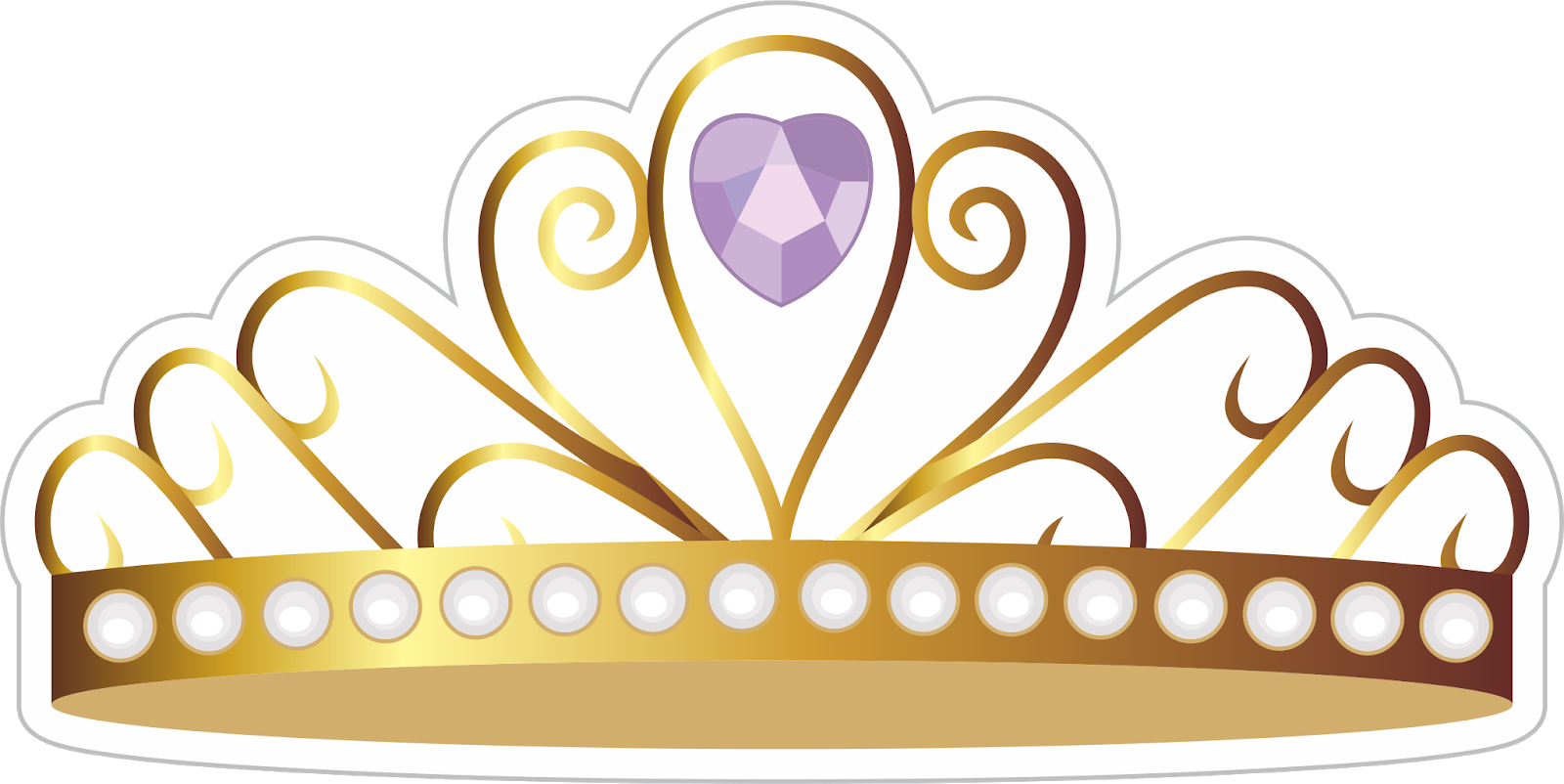 1600 X 802 4 - Clipart Princess Crown Png (1600x802), Png Download