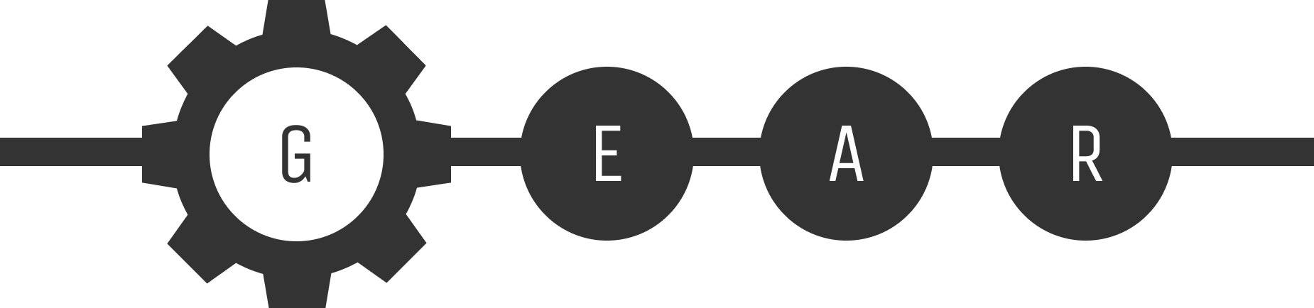 Gear Logo - Sports Equipment (1850x434), Png Download