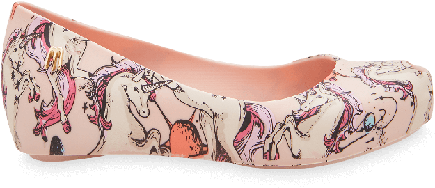 Blue Ultragirl Unicorn Ballet Flats - Ballet Flat (700x700), Png Download