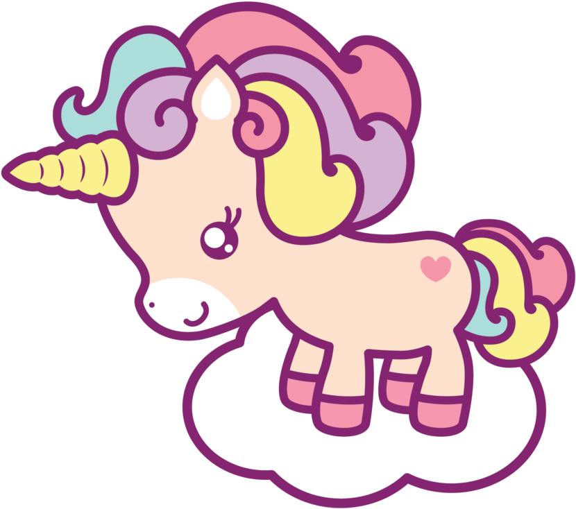 Unicorn Cloud - Unicorn (853x765), Png Download