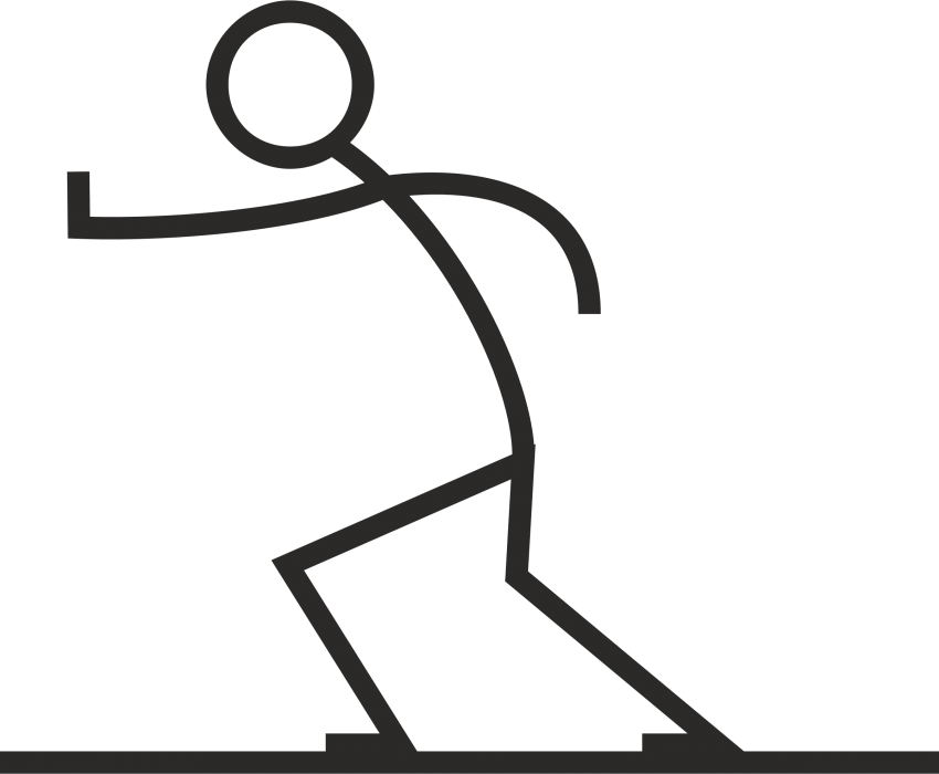 Free Png Download Stick Figure Running Png Images Background - White Stick Figure Png (850x700), Png Download
