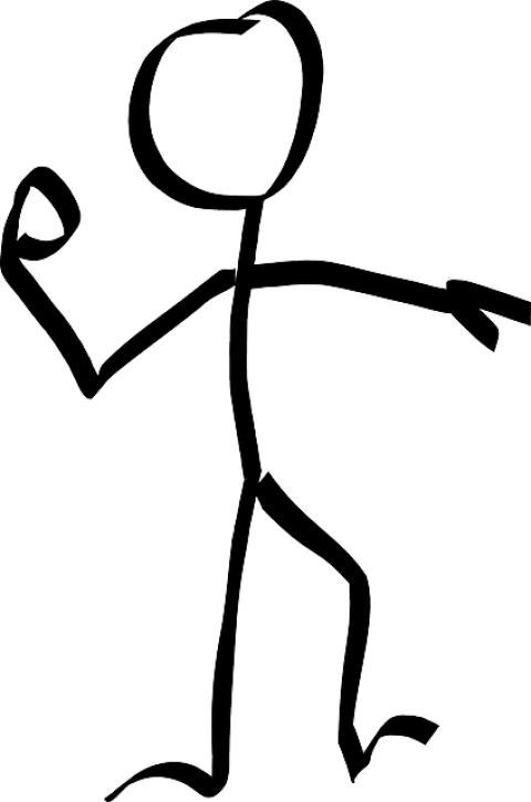 Free Png Download Fighting Stick Figure Png Images - Stick Figure Transparent Background (480x725), Png Download