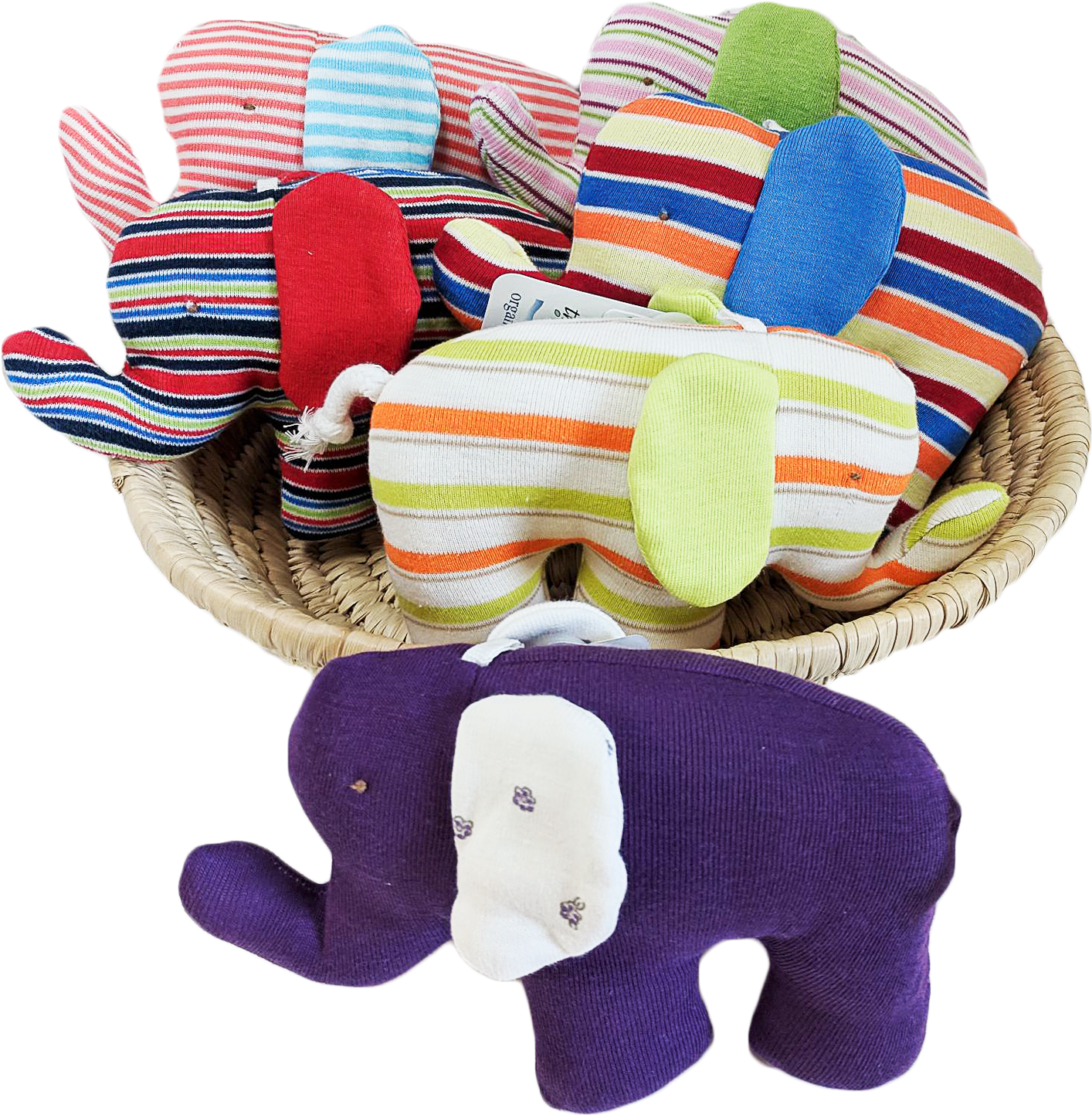 Scrappy Elephant - 1 Piece - Plush (1500x2000), Png Download