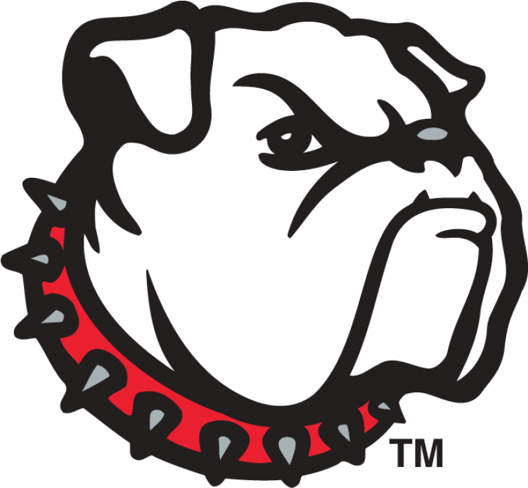 Georgia Bulldogs Iron On Stickers And Peel-off Decals - Claiborne High School Bulldogs (750x930), Png Download