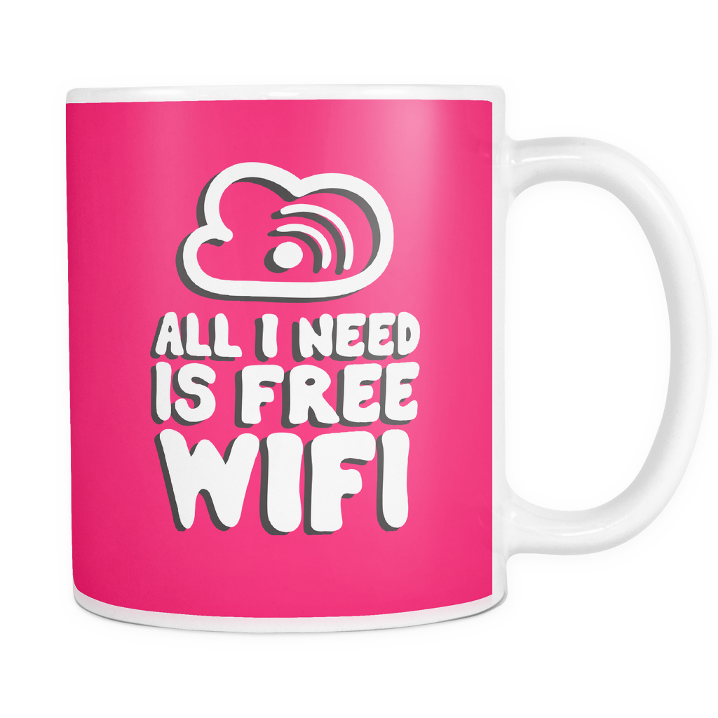The Free Wifi Mug - Mug (1024x1024), Png Download