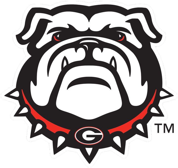 Wkrg On Twitter - Georgia Bulldog Head Logo (1200x900), Png Download