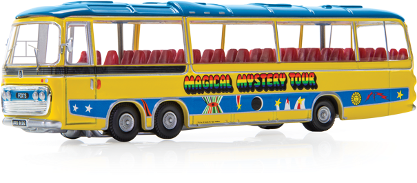 Img - Magical Mystery Tour Bus Png (700x467), Png Download