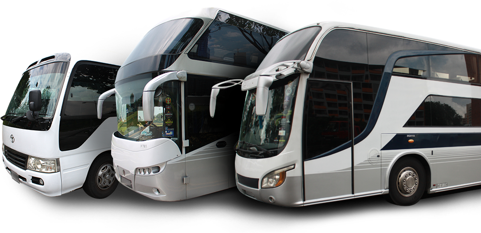 Transport Chartering Services - Tour Bus Service (987x479), Png Download