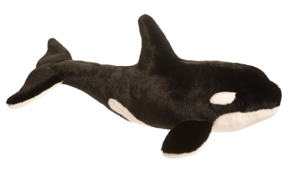 Orca Whale Stuffed Animal (600x600), Png Download