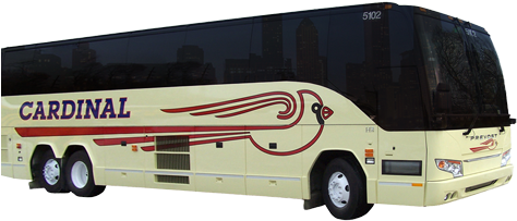 Get There In Style - Cardinal Bus (980x424), Png Download