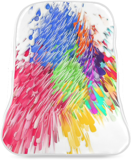 Paint Splashes By Artdream School Backpack/large - Modern Art (800x800), Png Download