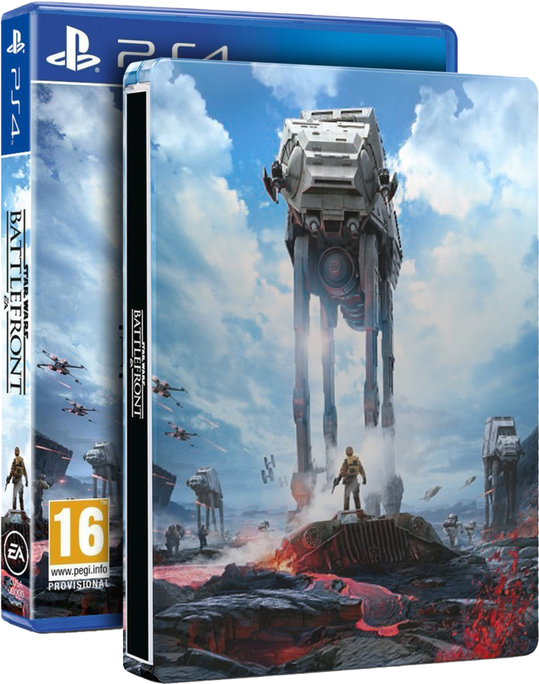 Star Wars Battlefront Steelbook - Star Wars Battlefront Ps4 Case (1122x1400), Png Download