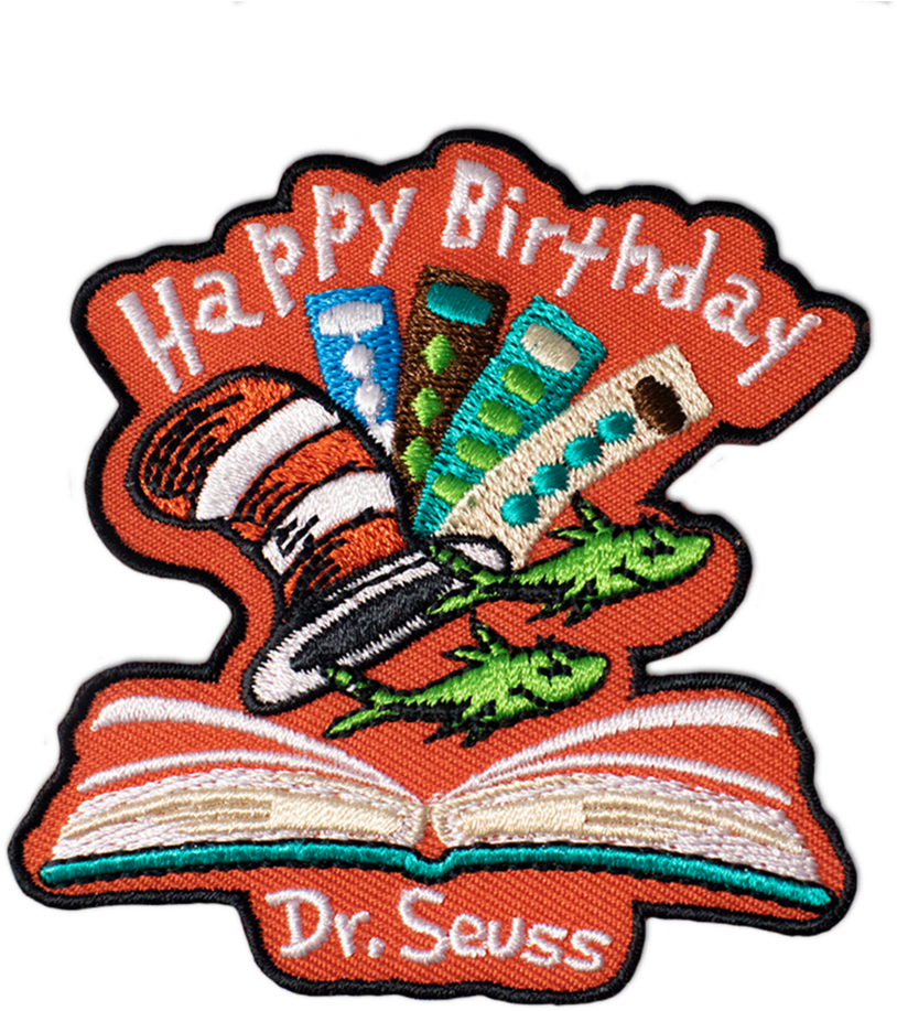 Seuss Birthday Scout Patch - Illustration (1024x1024), Png Download