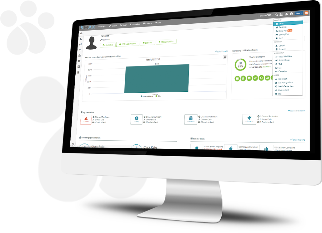 Marketing Automation Saas Clound Based Solution Max - Personal Computer (1030x747), Png Download