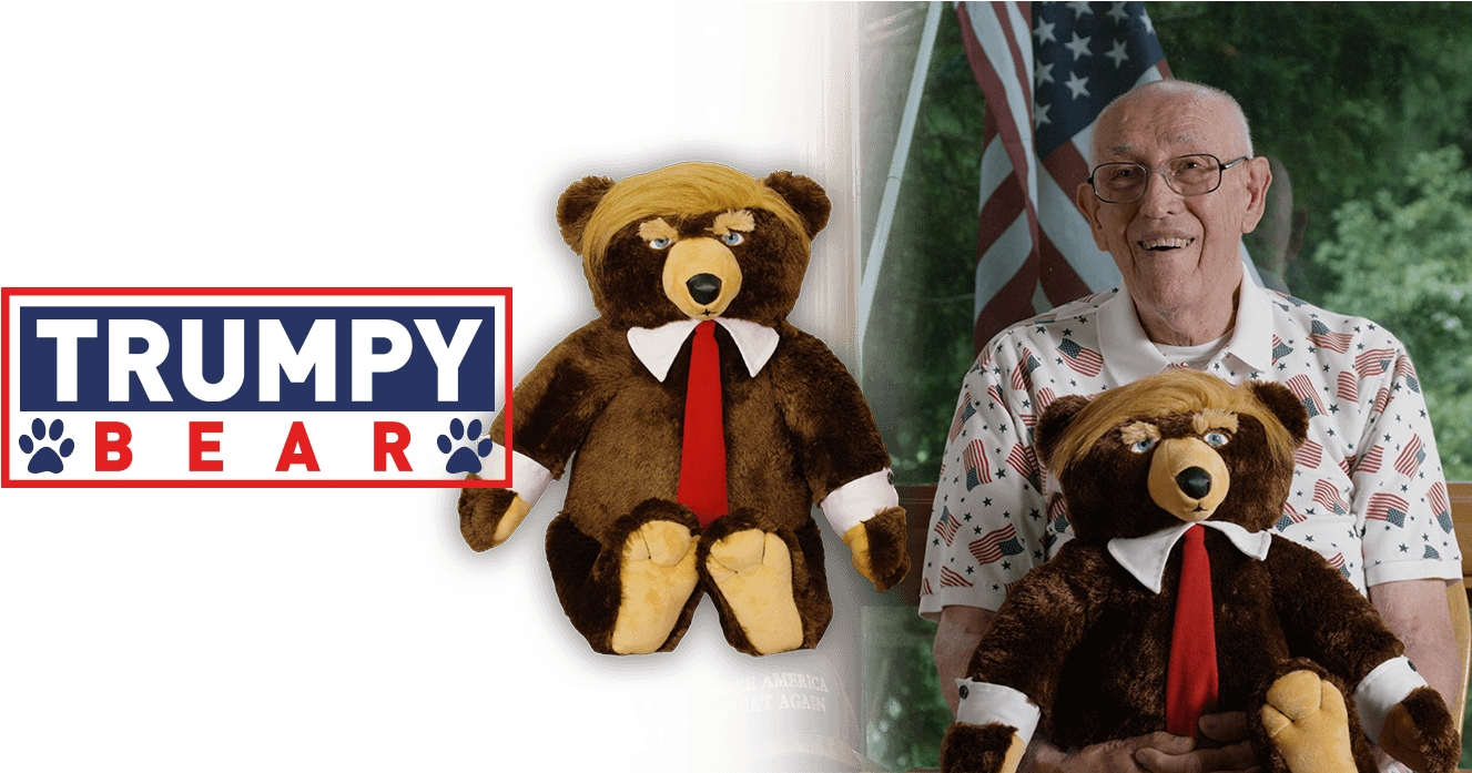 Trumpy Bear (1390x696), Png Download