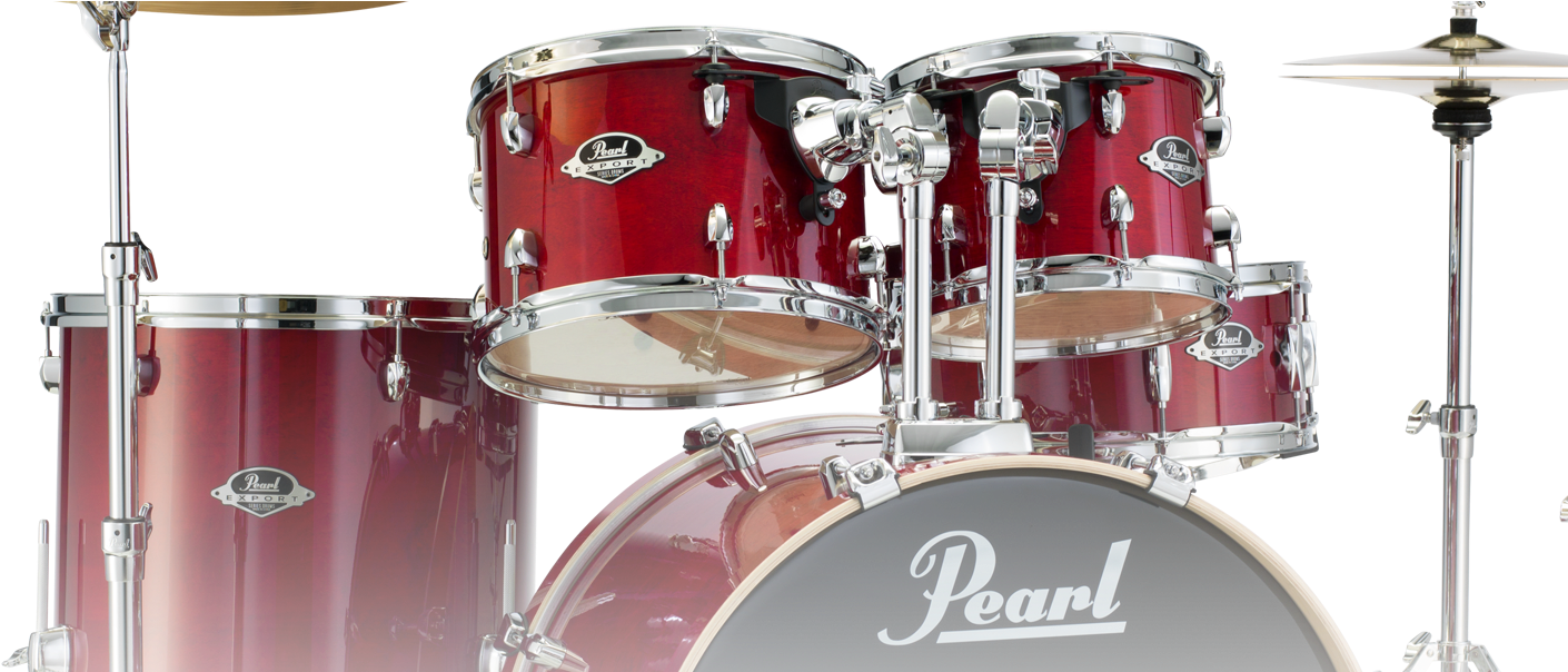 Export Lacquer - Pearl Drums (2253x603), Png Download
