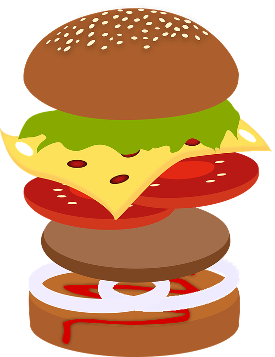 Build A Burger Pub - Examples Of A Paragraph Burger (554x720), Png Download