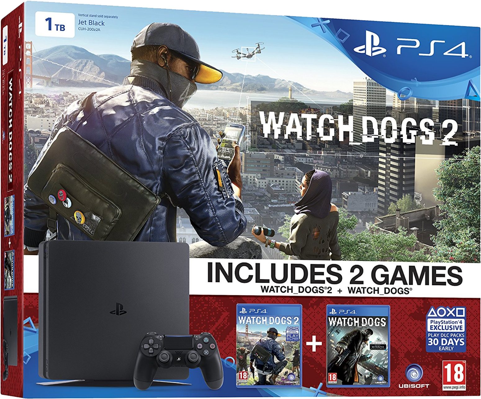 Watch Dogs 2 Price Ps4 (1652x1400), Png Download