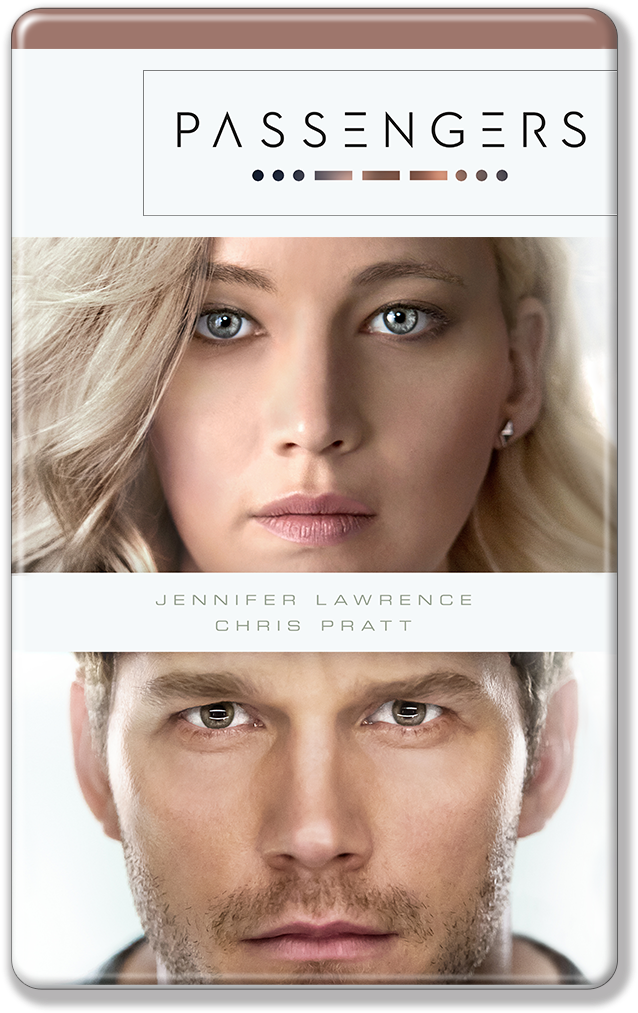 Passengers - $47 - 95 - Jennifer Lawrence - Passengers Dvd Back Cover (666x1042), Png Download