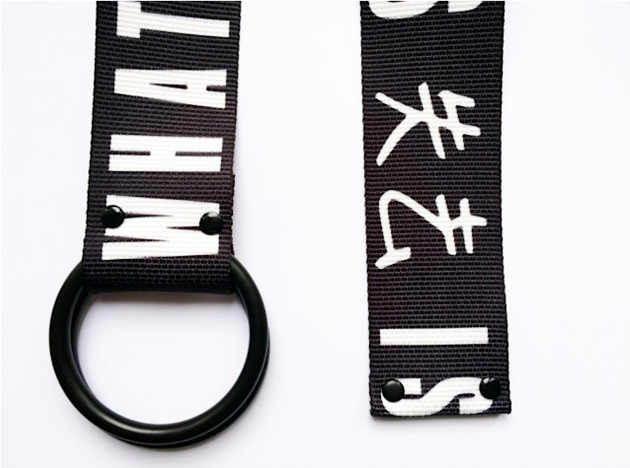 Black Belt "what's Gone Is - Belt (900x1115), Png Download