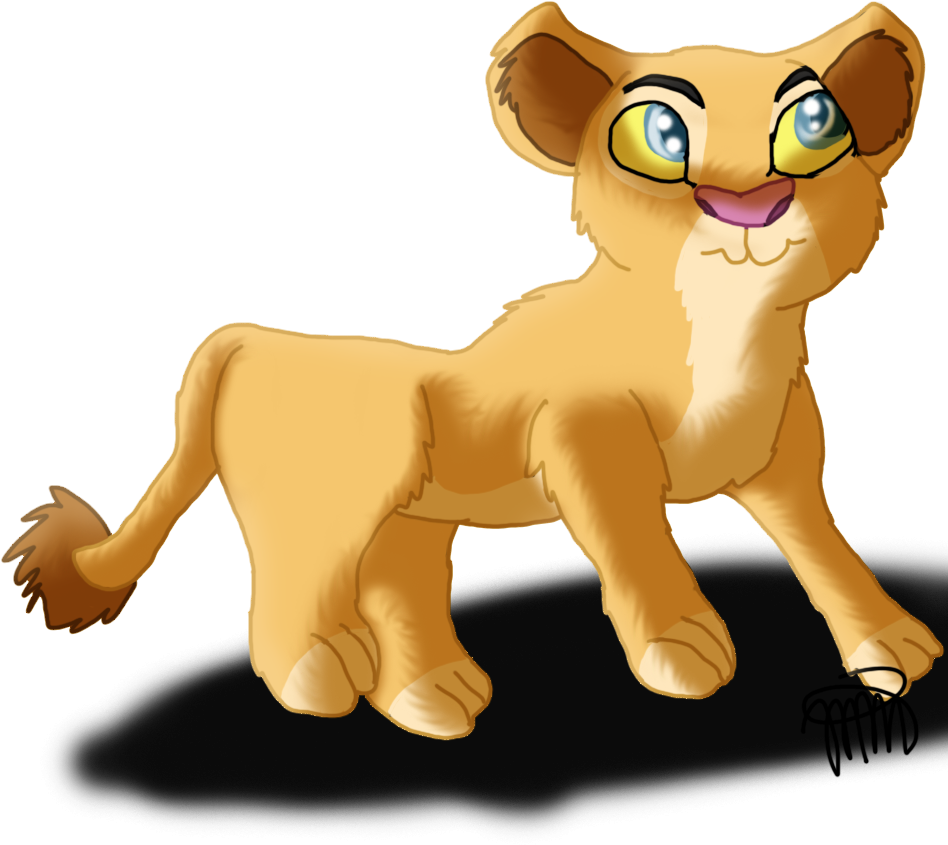 Cub Nala - Lion (1000x1000), Png Download