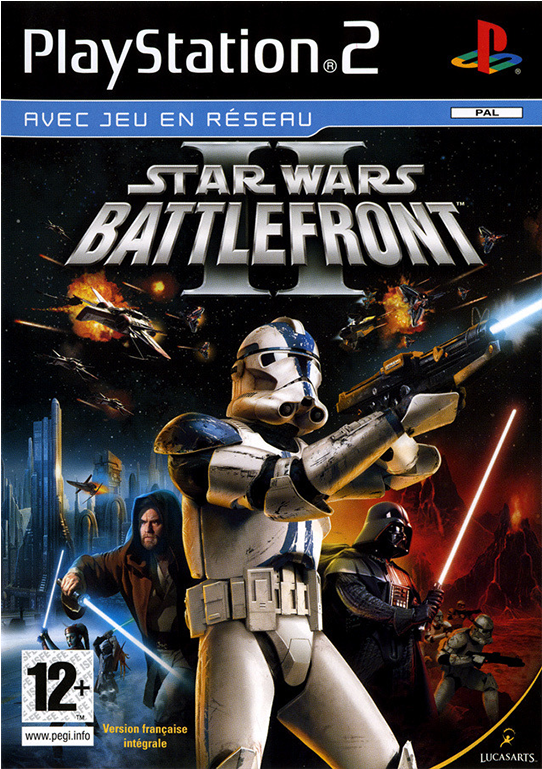 Ps2 Star Wars Battlefront Ii (768x768), Png Download