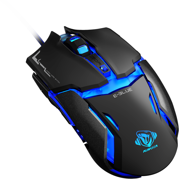 Auroza-im Gaming Mouse - Mouse E Blue Cobra (800x694), Png Download