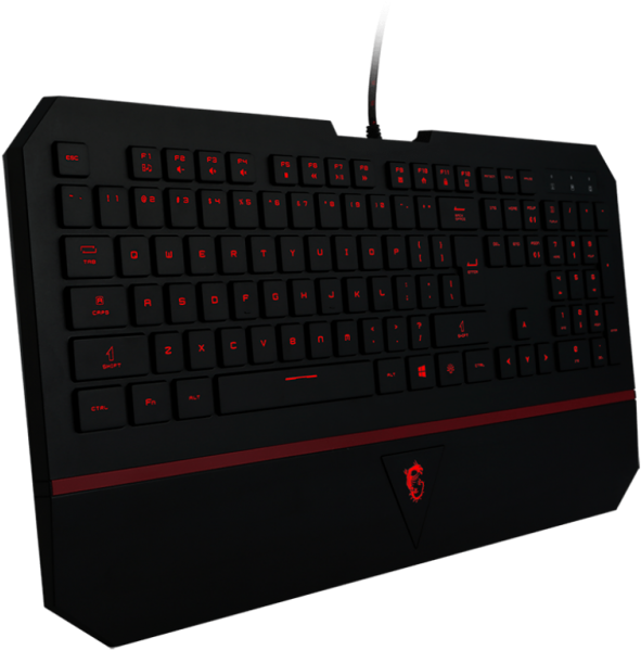 Msi Interceptor Ds4100 Gaming Keyboard / Mouse Combods4100msi - Computer Keyboard (800x800), Png Download
