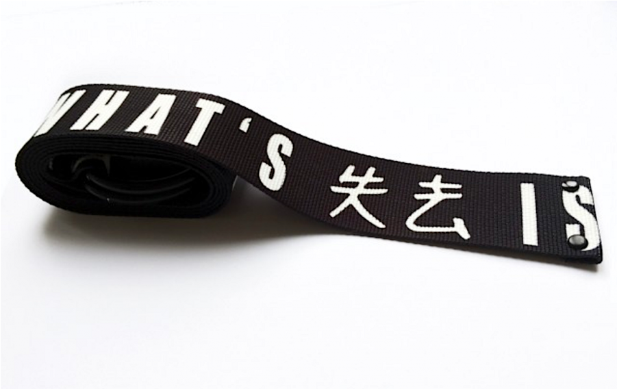 Black Belt "what's Gone Is - Strap (900x1115), Png Download