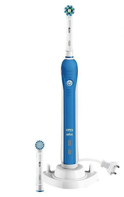Jpg Library Library Oral B Pro Dn Direct Dental Shop - Oral B Pro 3000 Crossaction Electric Toothbrush (600x718), Png Download
