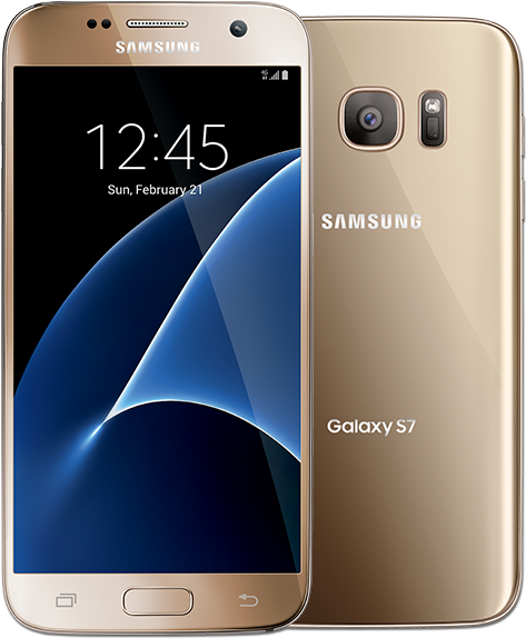 Samsung Galaxy S7 Png - Samsung Galaxy S7 32gb Gold (600x600), Png Download