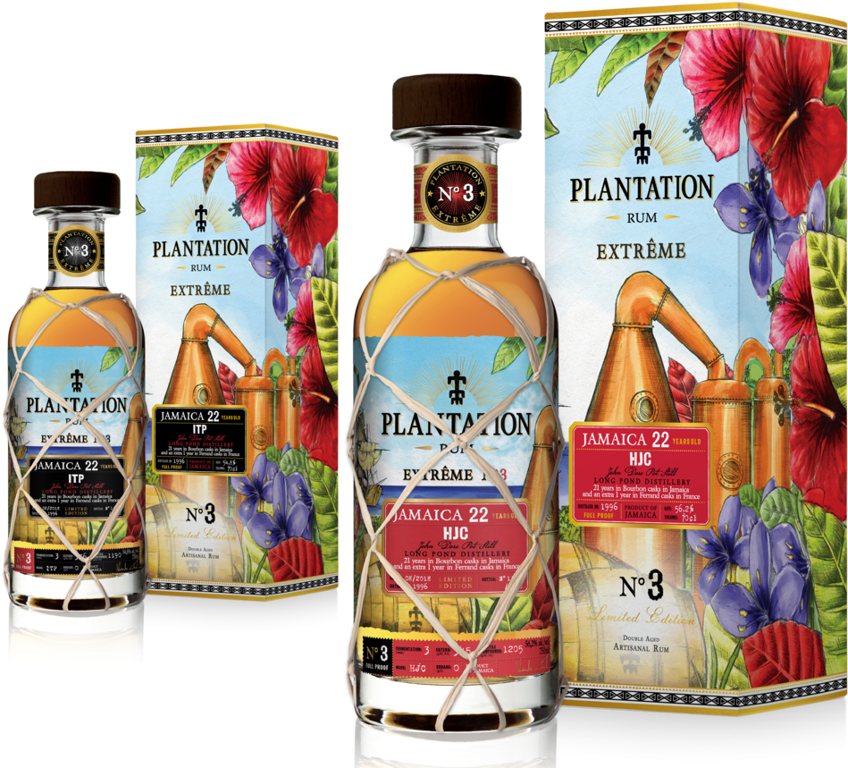 Itp Hjc Les Etuis - Plantation Rum Extreme No 3 Jamaica Long Pond (1000x874), Png Download
