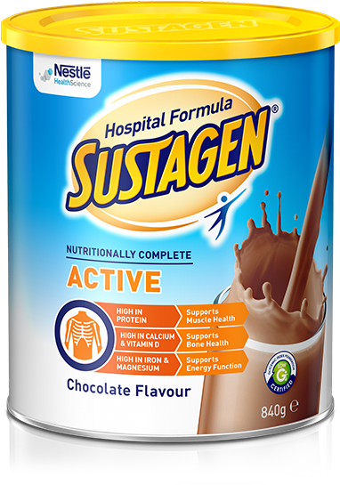 Sustagen® Hospital Formula Active - Sustagen Active (600x600), Png Download