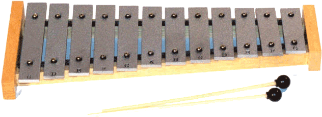 Xylophone Clipart Music Equipment - Glockenspiel (666x518), Png Download