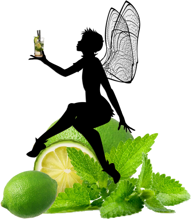 Mojito Fairy - Mint Leaves Transparent Background (683x1024), Png Download