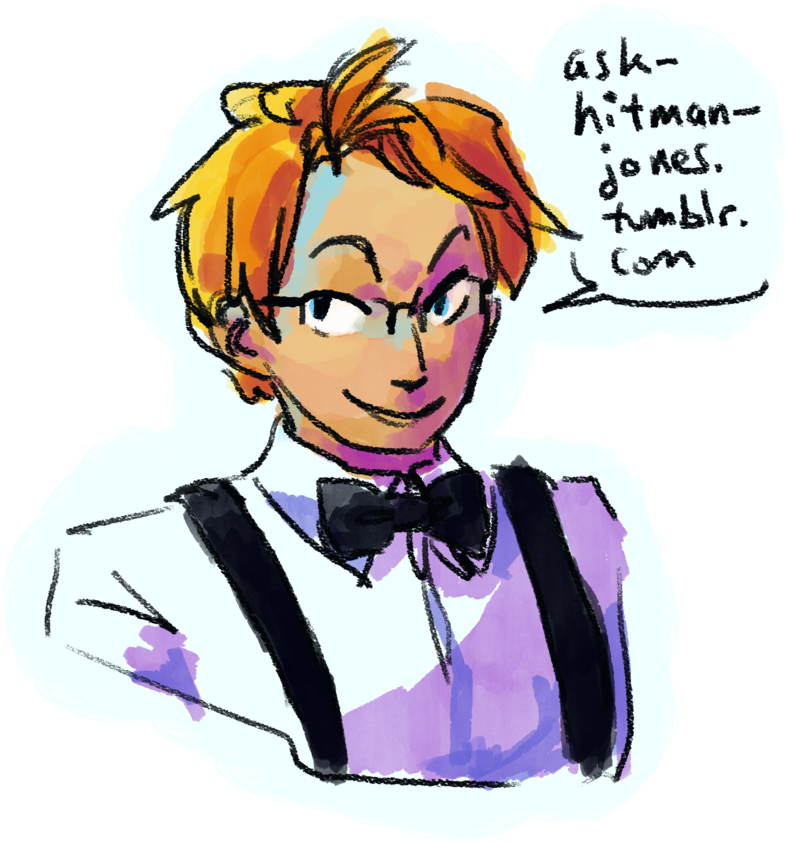 Hitman Clipart Smuggler - Hitman Jones Fanart (800x1000), Png Download