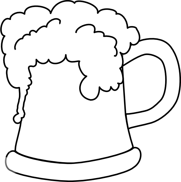 Beer Mug Clip Art (594x595), Png Download