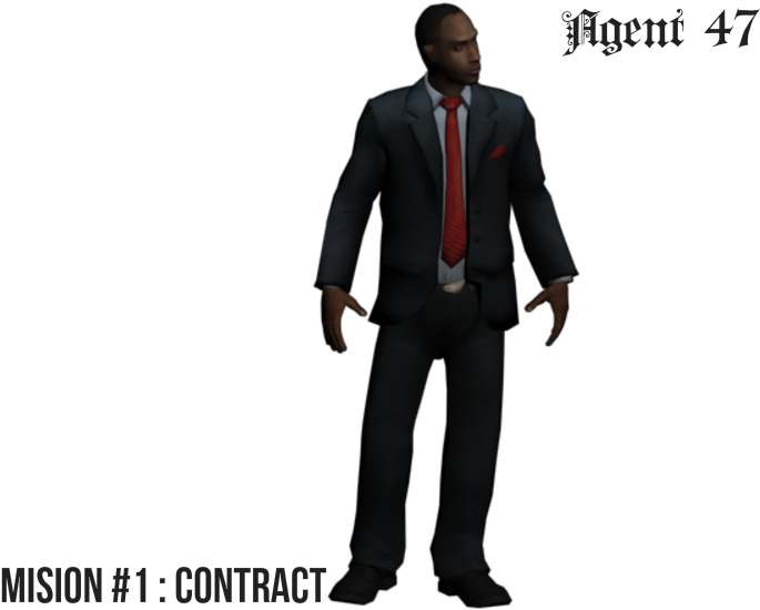 San Andreas Hitman - Gpstrackit (800x600), Png Download