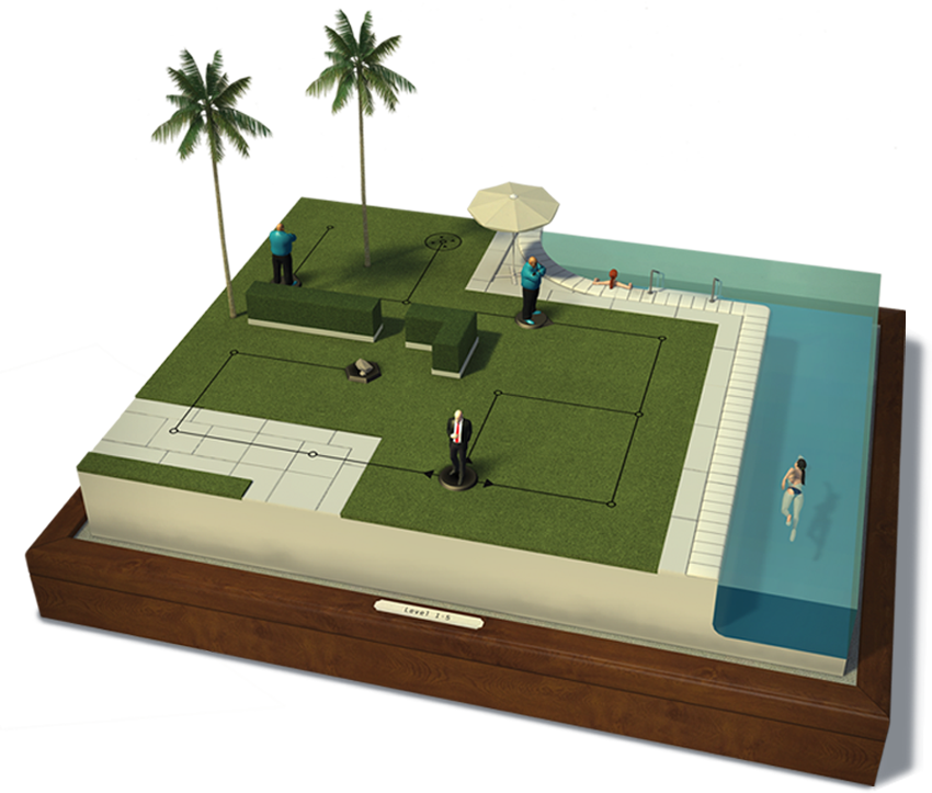 Hitman Go (850x723), Png Download