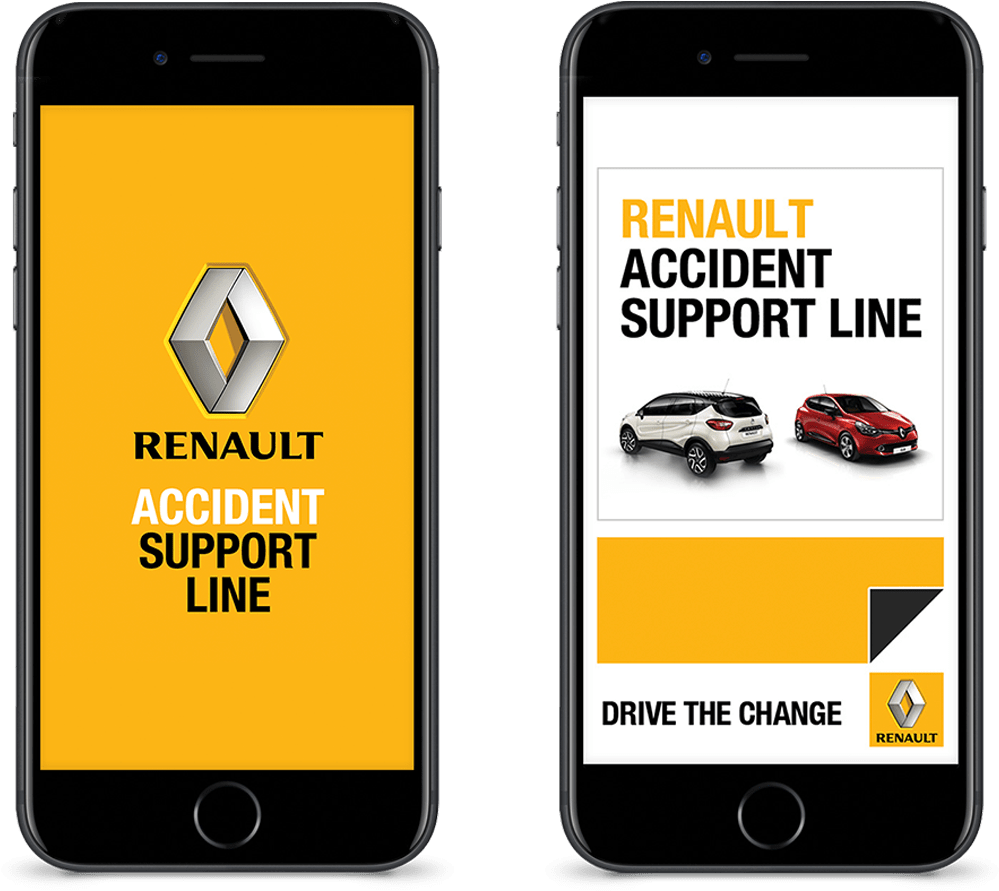 Renault Accident Support Line App Developed By Woven's - Aesthetic Phone Setup (1046x950), Png Download