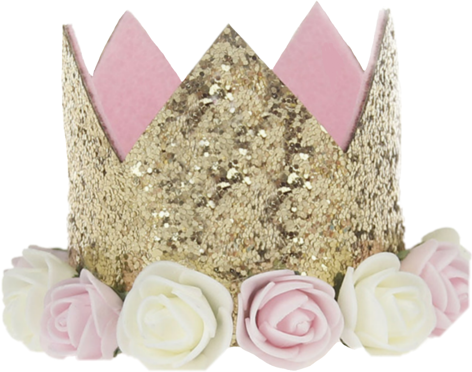 Birthday Hat Crown Birthday Party Party Birthday Hat - 1 Yaş Doğum Günü Taçları (1024x1024), Png Download