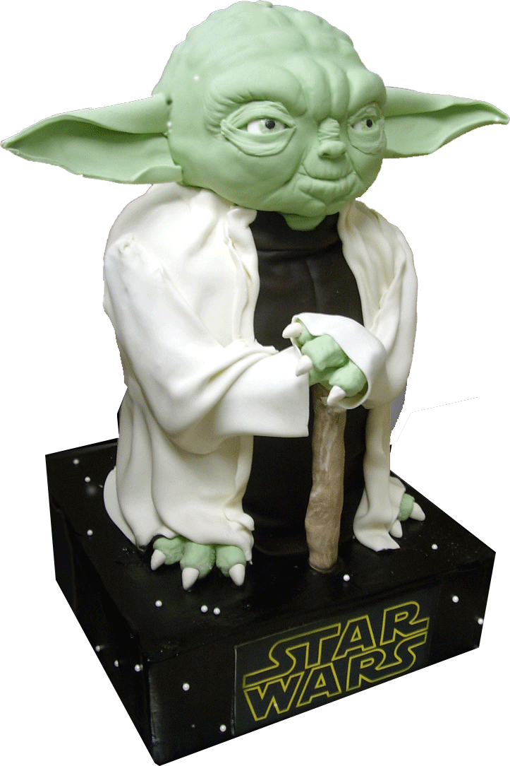 Yoda- Libby's 3d Sculpted Cakes - Cake (723x1084), Png Download