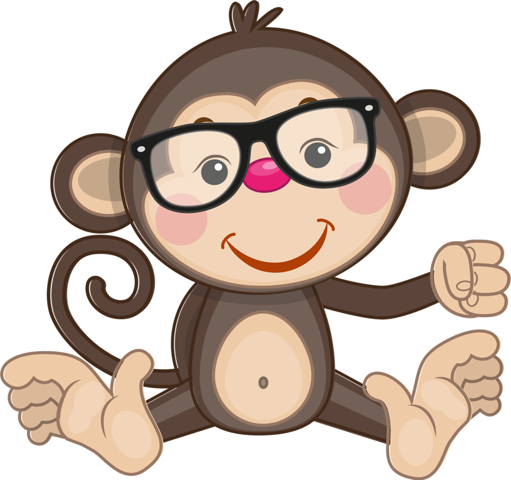 Фото, Автор Ya - С Днем Рождения Обезьянка (1024x963), Png Download