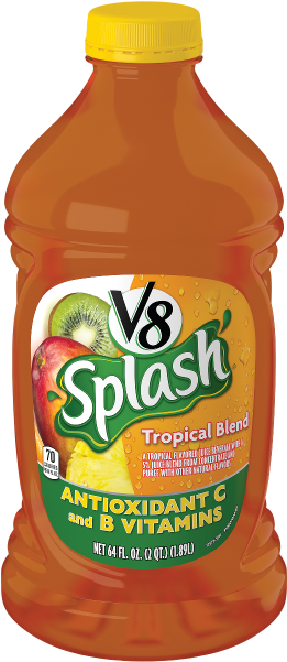 V8 Splash Tropical Blend (600x600), Png Download