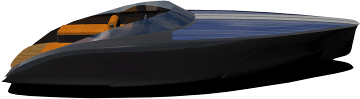 Wally Navaldc Solar Electric Boat - Speedboat (800x451), Png Download